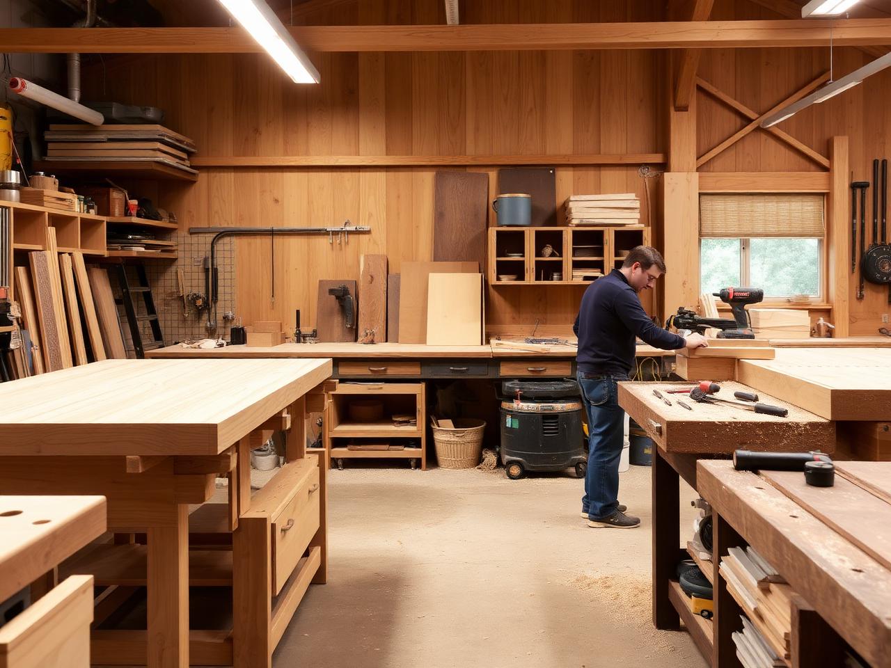 Architectural joinery workshop